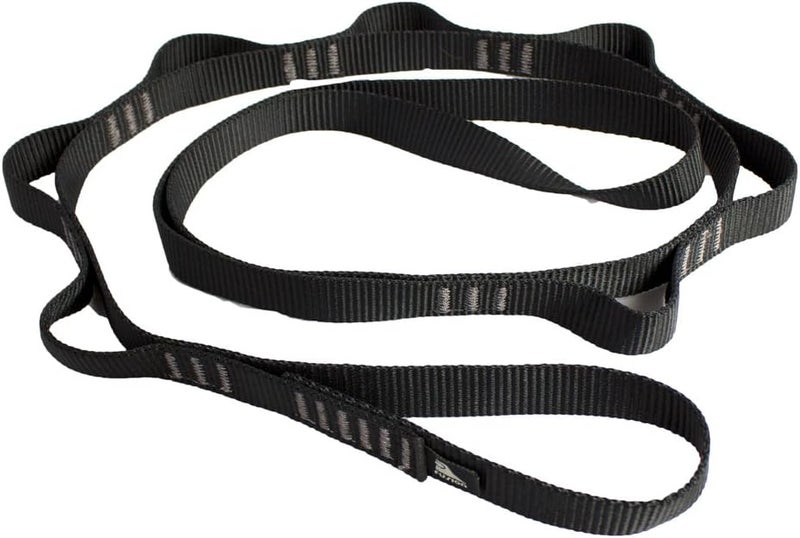 FUSION Climb 7-Loop ProChain - Heavy-Duty Stitched Nylon Webbing 43" x 0.75" - Black - Image 1